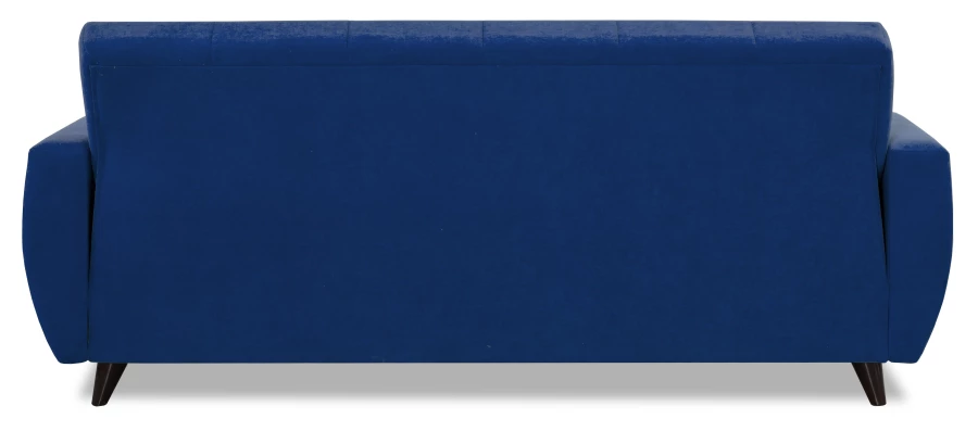 Диван-кровать Бетти 2 велюровый, раскладной, темно-синий 236х88х96 см (изображение №11)