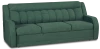 Прямой диван-кровать Блистер, раскладной, зеленый, 231х96х96 см