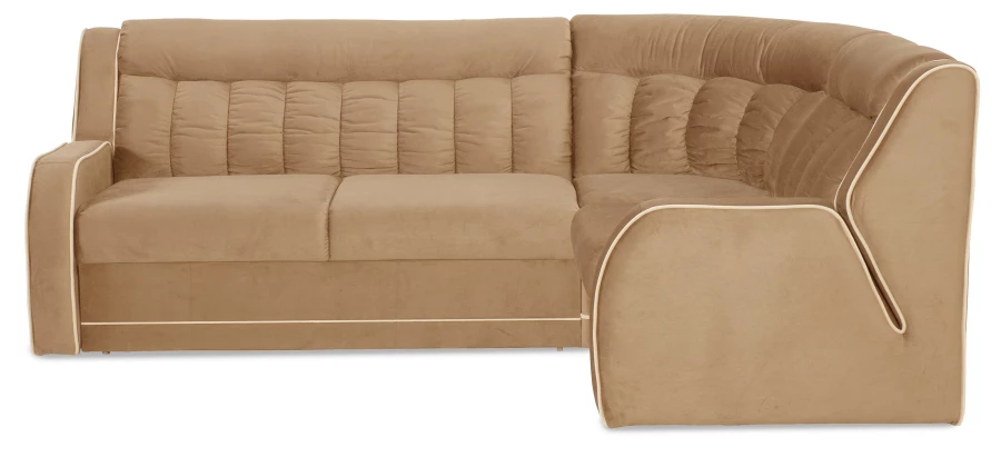 Угловой диван-кровать Блистер 2, какао, 259х183х97 см (изображение №2)