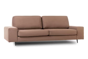 Второе фото. Диван-кровать Натали, велюровый, раскладной, какао, 251х104х88 см