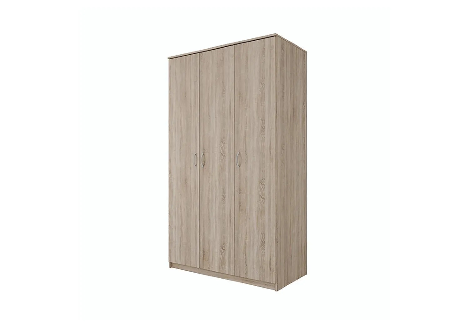Шкаф трехстворчатый Пегас - аналог IKEA KLEPPSTAD,116х58х202,сонома