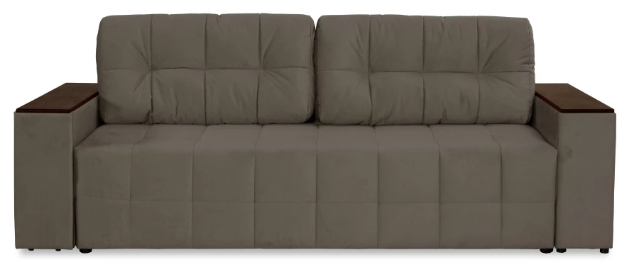 Диван-кровать Элегант, песочно-серый, 253х106х99 см (изображение №2)