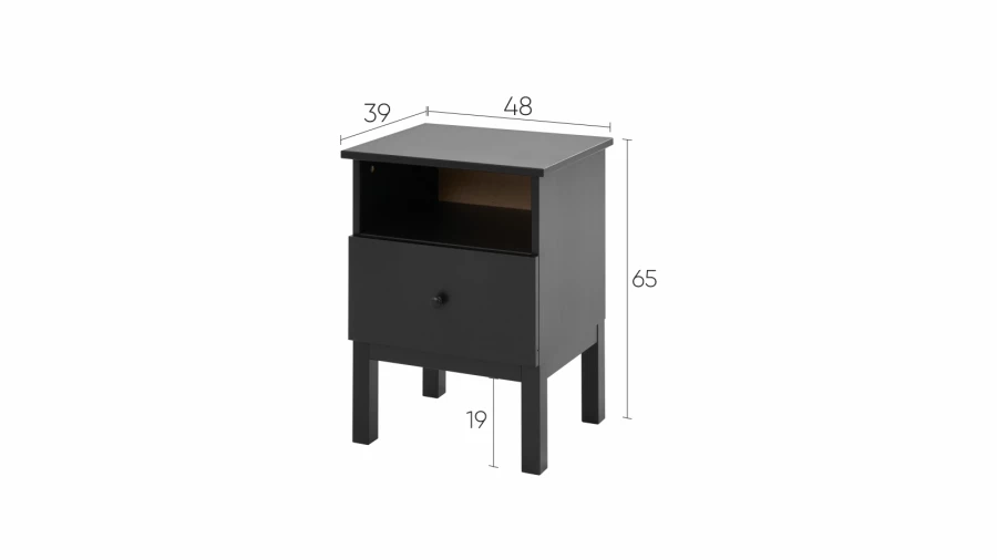 Тумба прикроватная - аналог IKEA IDANAS/IDANÄS/ИДАНЭС/ ТИРАНА / ИКЕА 48х39 см (изображение №5)