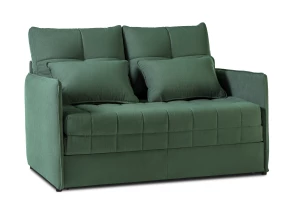 Диван-кровать Панда, велюровый, раскладной, зеленый, 145х101х100 см