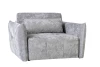 Кресло Таип 2, светло-серый, велюр, 138х128х86 см