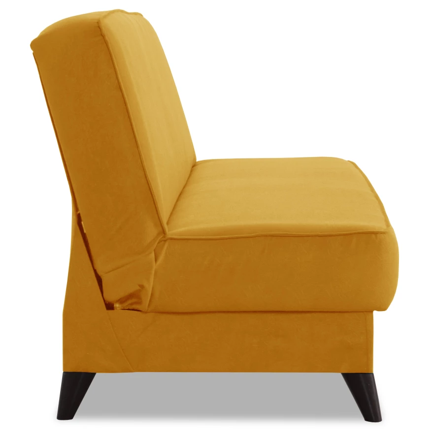 Прямой диван Наварра 2, жёлтый с мелкими разводами 187х87х90 см (изображение №6)