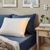 Простыня натяжная - аналог IKEA ULLVIDE, 180х200, синий (изображение №3)