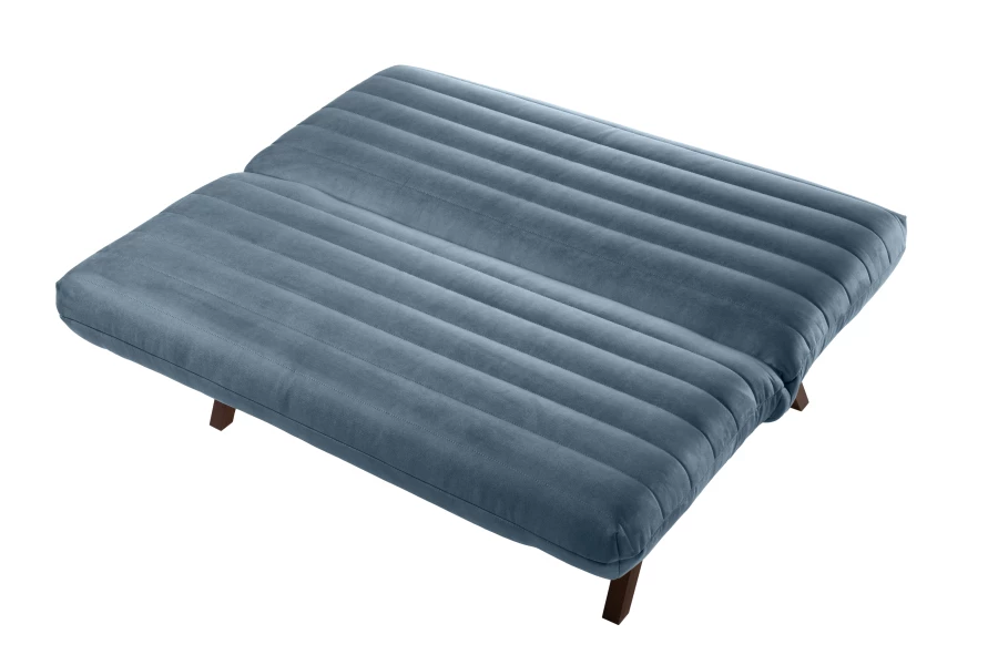 Кресло Каир, сине-серая замша, 130х73х88 см (изображение №7)