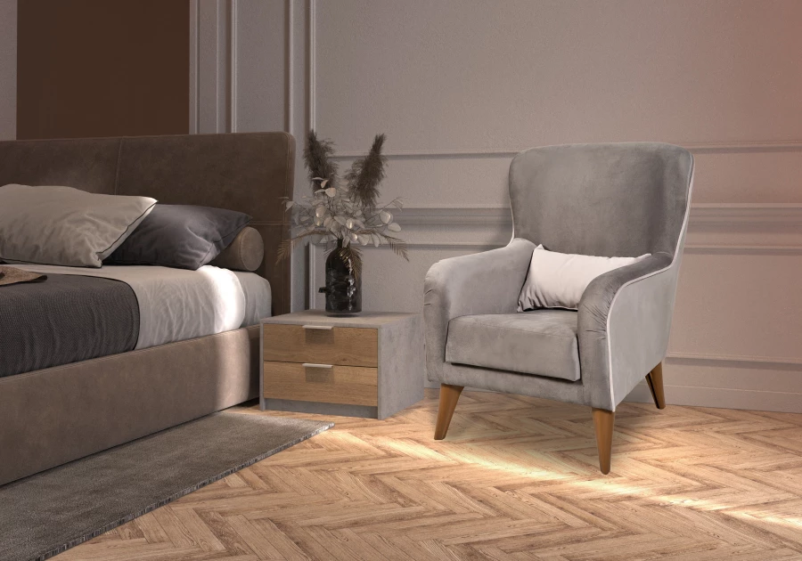 Кресло мягкое Вояж 7, анатомическое, графитовый, 72х94х94 см (изображение №9)