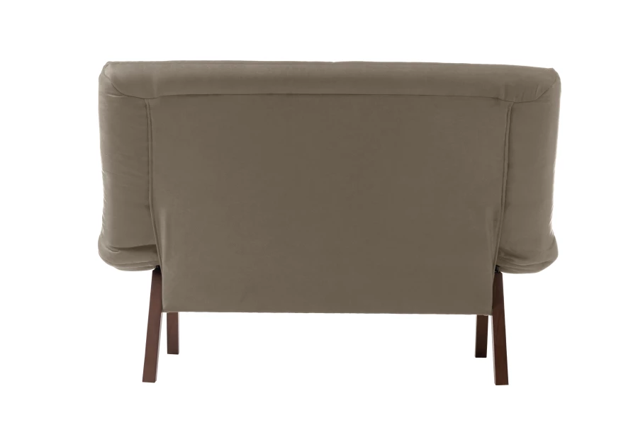 Кресло Каир, серо-песочная замша, 130х73х88 см (изображение №6)