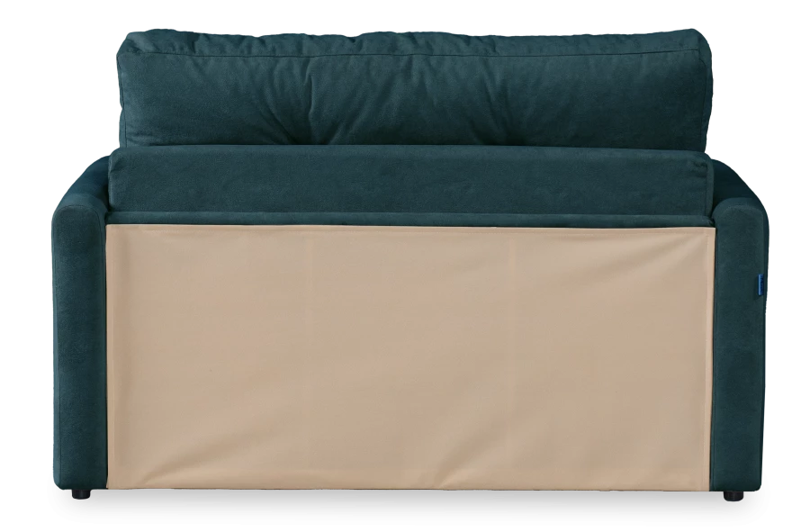 Диван-кровать Юнат 120, раскладной, синий с мелкими разводами, 142х87х94 см (изображение №7)
