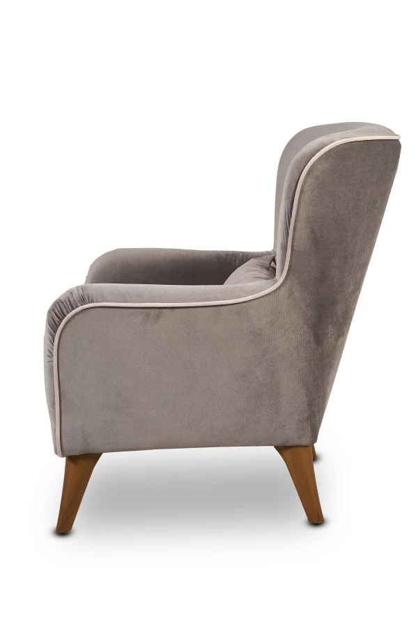 Кресло мягкое Вояж 7, анатомическое, графитовый, 72х94х94 см (изображение №3)