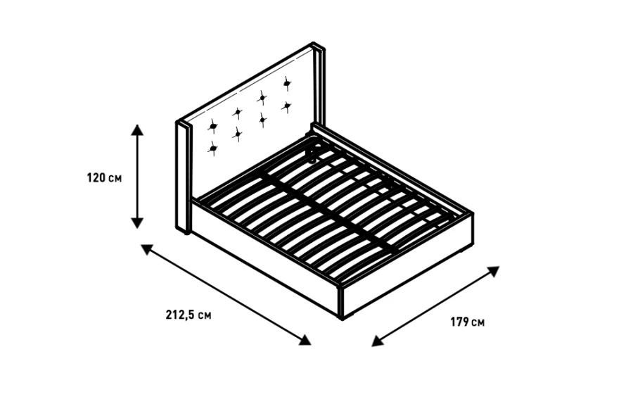 Кровать Орландо 160х200 см (изображение №7)