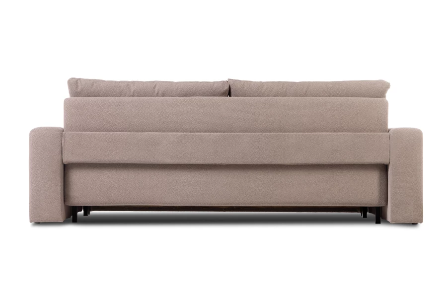 Диван-кровать Халиф 2, велюровый, раскладной, какао шенилл с мелким букле, 241х102х92 см (изображение №9)
