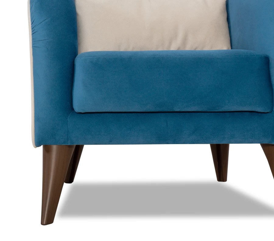 Кресло мягкое Вояж 7, анатомическое, синий, 72х94х94 см (изображение №4)