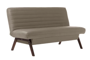 Диван-кровать Каир (МД), серо-песочный, замша, 168х73х88 см