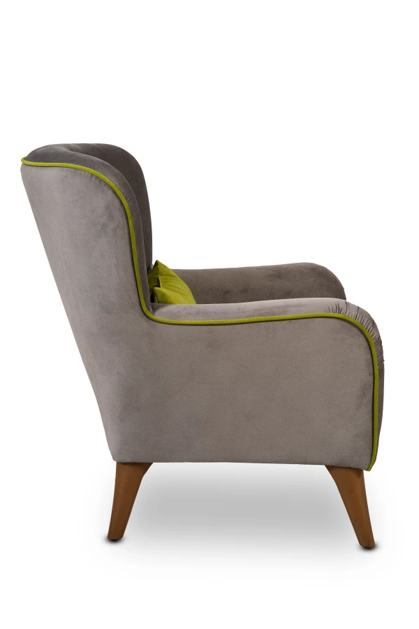 Кресло мягкое Вояж 7, анатомическое, графитовый, 72х94х94 см (изображение №6)