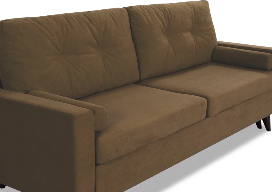 Диван-кровать Фидель, бежево-коричневый, 231х103х98 см (изображение №6)