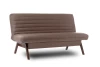 Диван-кровать Каир (МД), кофейный, замша, 168х73х88 см