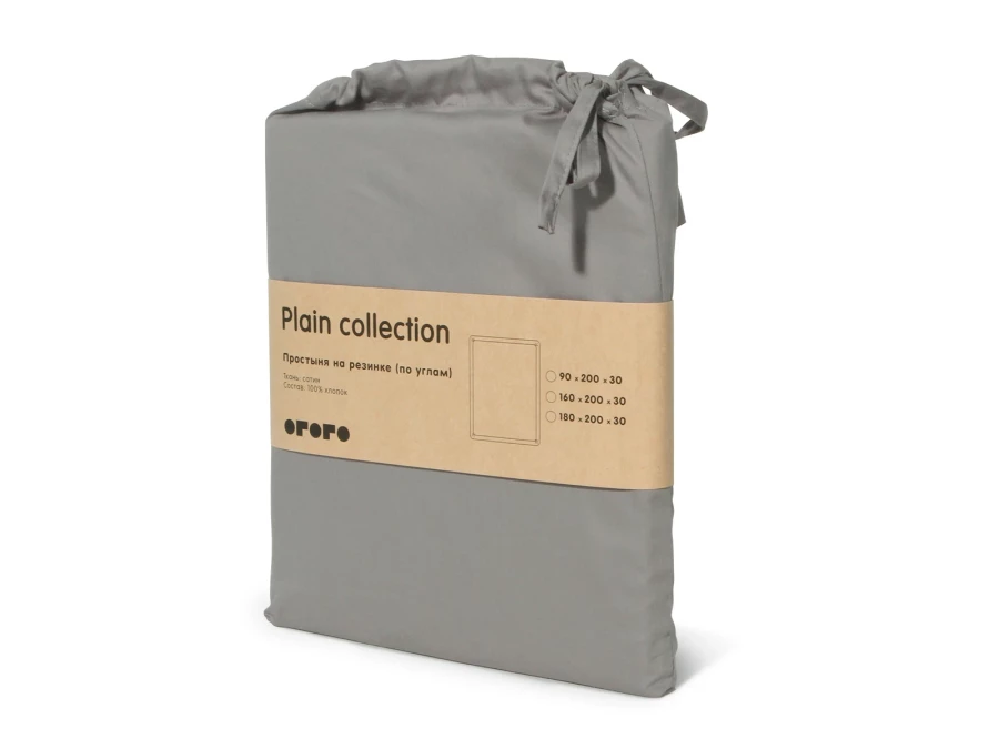 Простыня на резинке Plain Collection 90х200см (изображение №4)