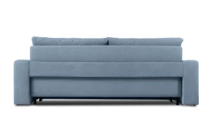 Второе фото. Диван-кровать Халиф 2, велюровый, раскладной, темно голубой шенилл с мелким букле, 241х102х92 см
