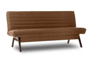 Второе фото. Диван-кровать Каир (БД), коричневый, замша, 188х73х88 см