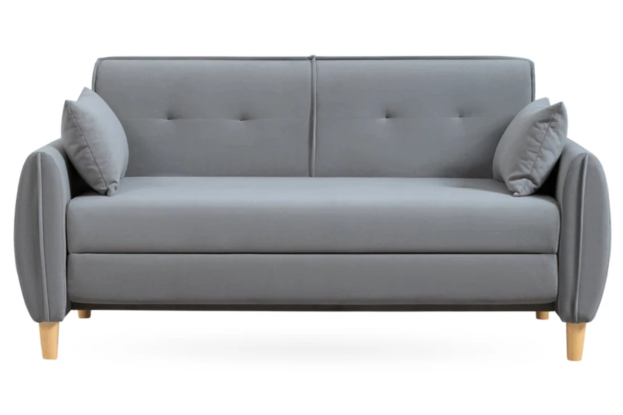 Диван - кровать раскладной Тога, серый, 170х92х82 см (изображение №2)