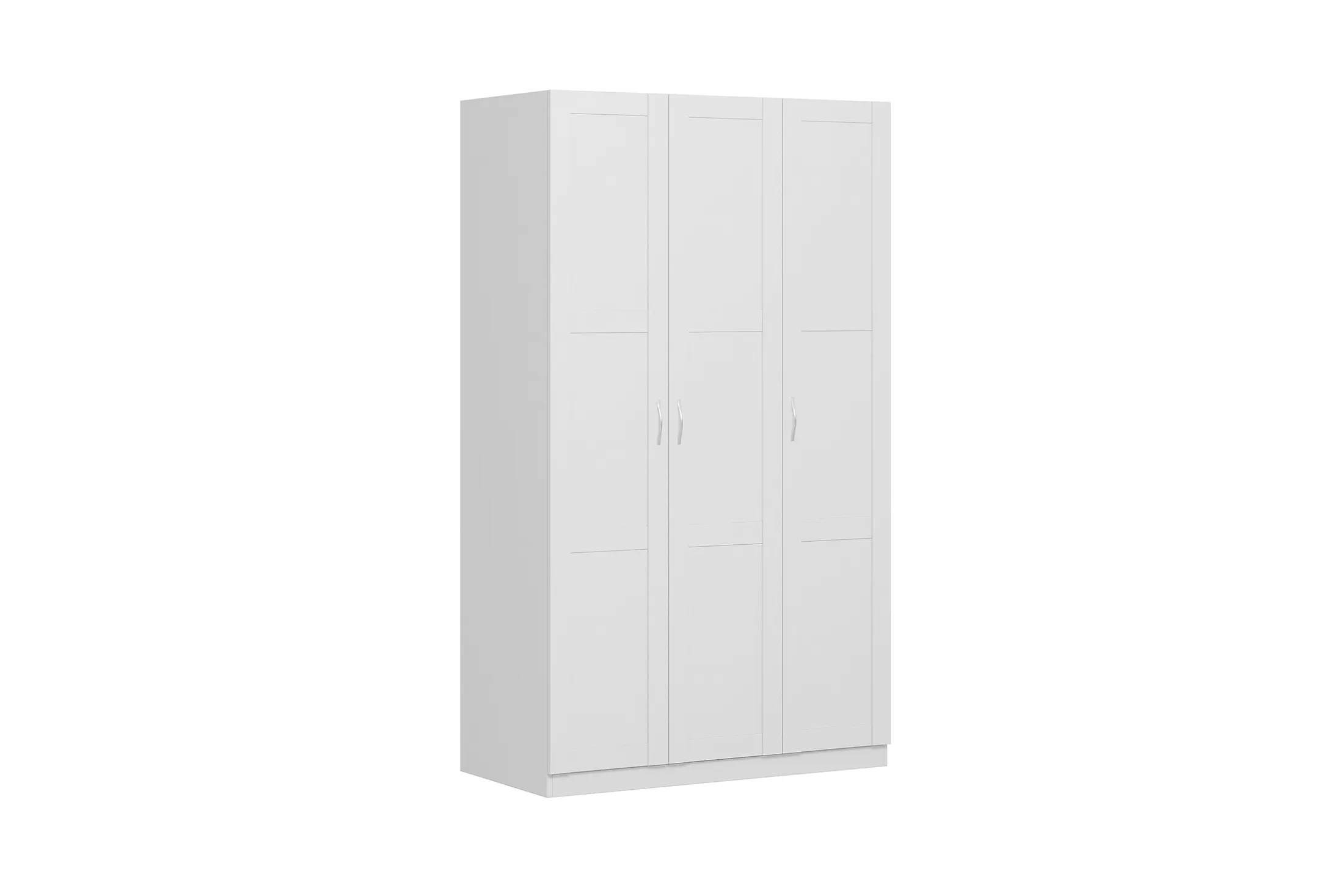 Шкаф трехстворчатый Пегас - аналог IKEA BRIMNES,116,9х58х202,белый
