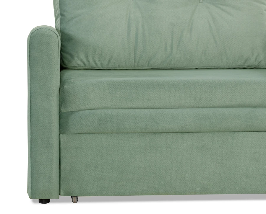 Прямой диван-кровать Юнат 2, раскладной, мятный, 106х87х94 см (изображение №4)