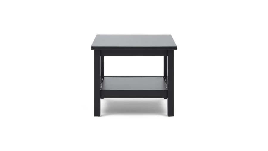 Стол журнальный  - аналог ИКЕА HEMNES / ХЕМНЭС/ ХЕМНЕС / КЫМОР / IKEA , 55x55 см, черный (изображение №2)