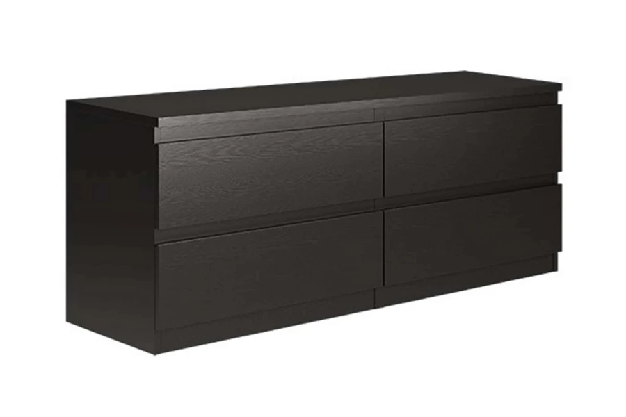 Тумба 4 ящика Кастор - аналог IKEA KULLEN,129х39х54,венге (изображение №1)