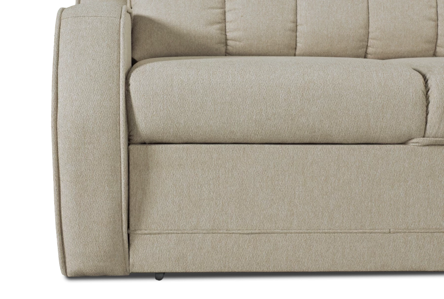 Прямой диван-кровать Блистер, раскладной,  светло-песочный, 231х96х96 см (изображение №2)