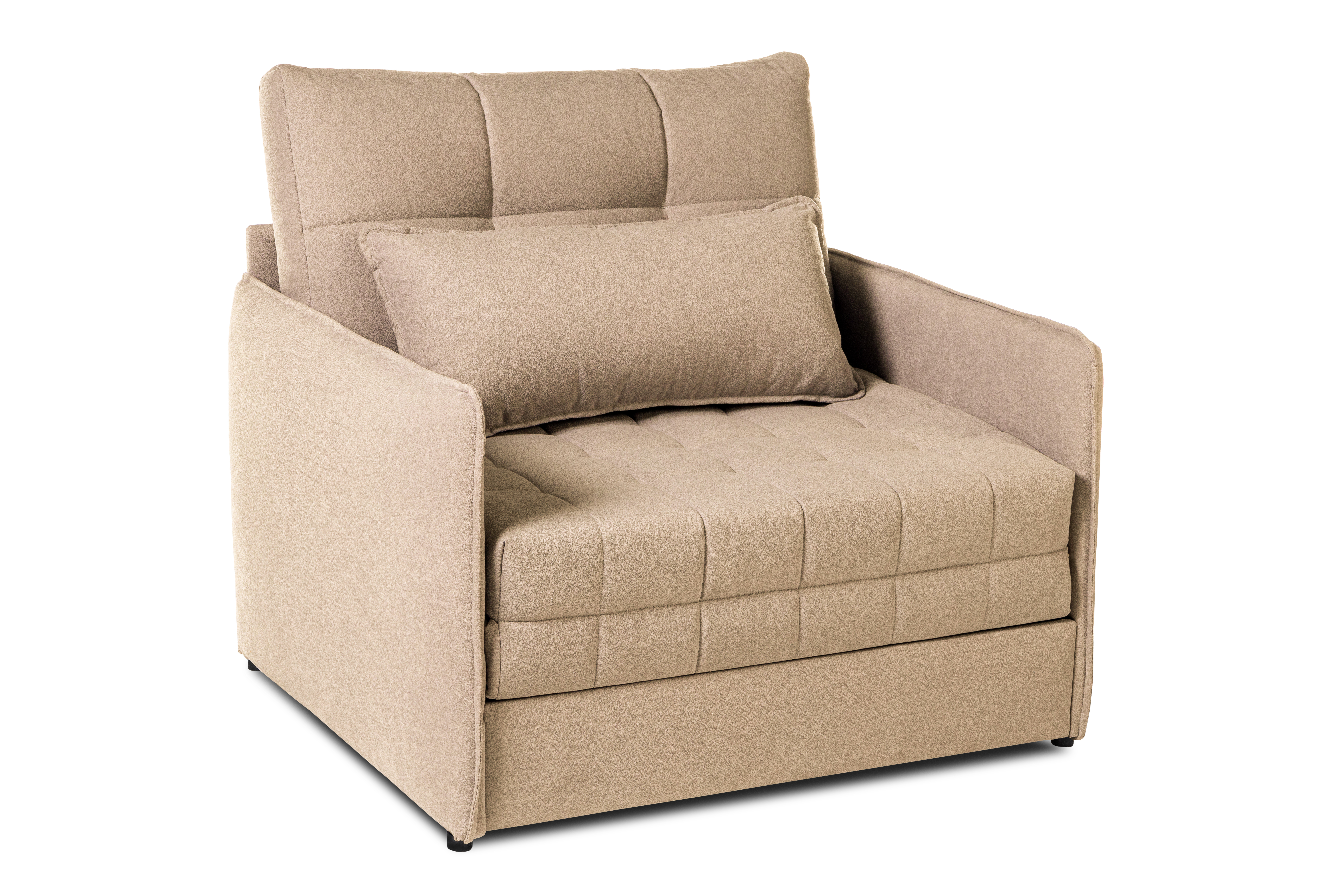 Кресло-кровать Панда, бежевый, 112х101х100 см