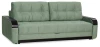 Диван-кровать Татьяна 5 БД Optima велюровый, раскладной, с ящиком для белья/ механизм Еврокнижка, мятный велюр,  234х117х100см