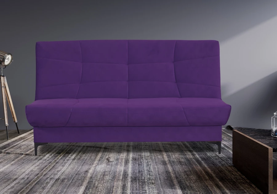 Диван-кровать Ривьера, сиреневый, 192х95х105 см (изображение №11)