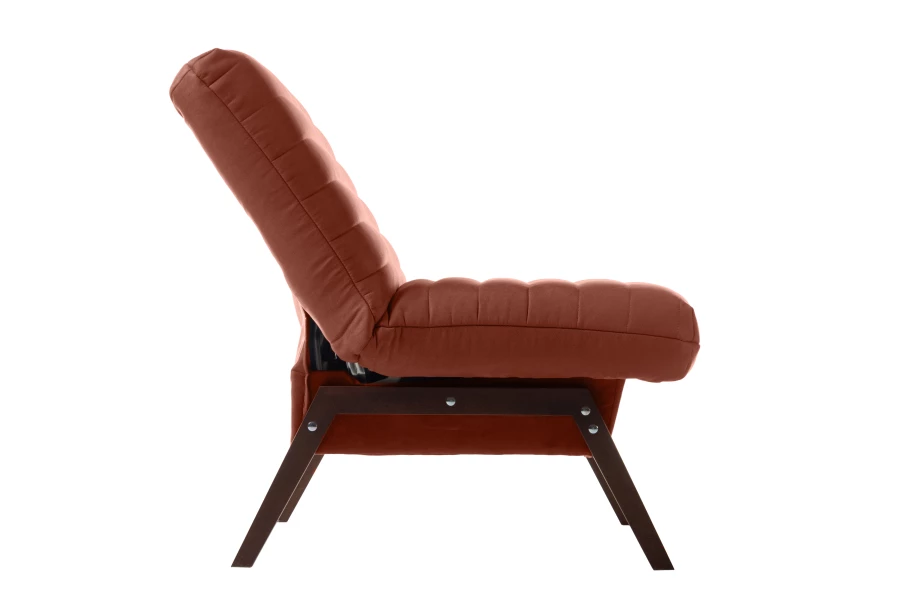 Диван-кровать Каир (БД), терракотовый, замша, 188х73х88 см (изображение №5)