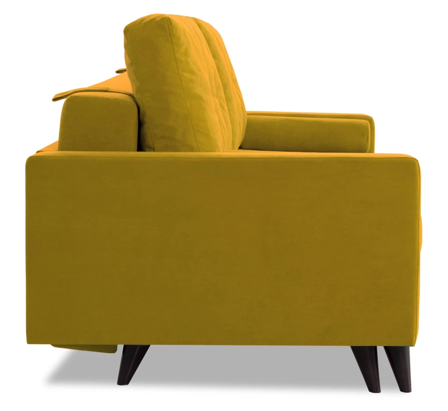 Диван-кровать Фидель, горчичный, 231х103х98 см (изображение №3)