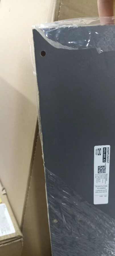 Полка - IKEA KOMPLEMENT, 100x58 см, темно-серый КОМПЛИМЕНТ ИКЕА. Товар уцененный (изображение №3)