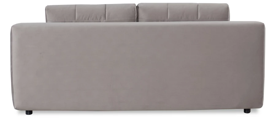 Диван-кровать Флорида, велюровый, светло-серый, 201х90х90 см (изображение №9)
