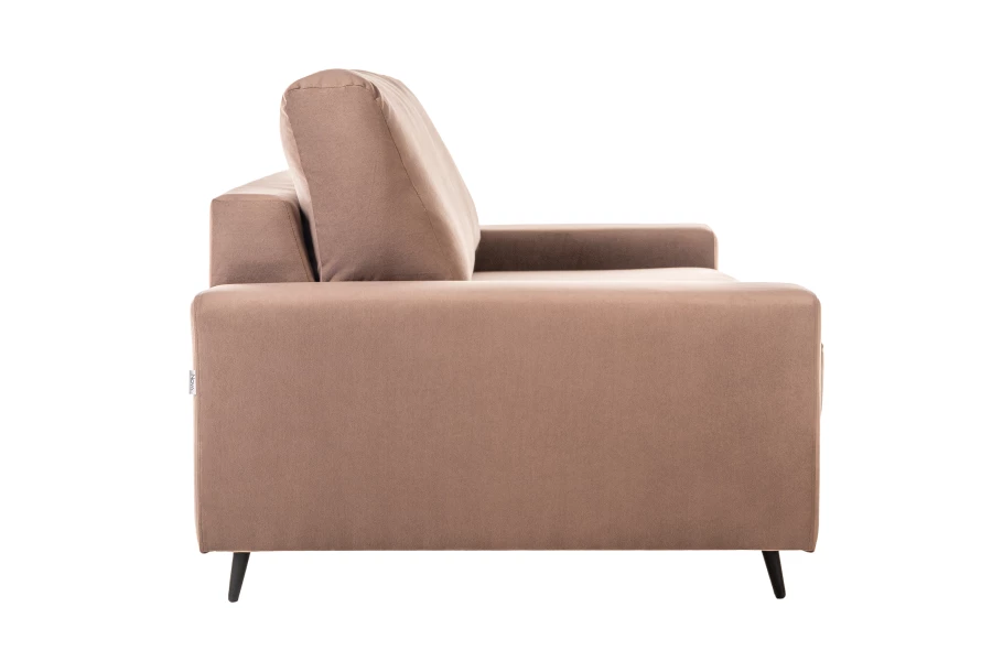 Диван-кровать Натали, велюровый, раскладной, какао, 251х104х88 см (изображение №5)