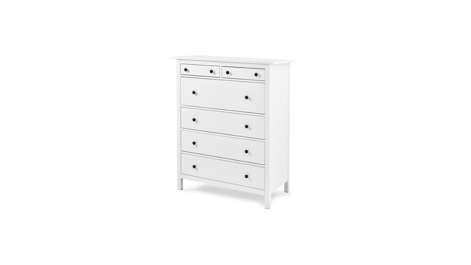 Комод с 6 ящиками - аналог IKEA HEMNES / ХЕМНЭС/ ХЕМНЕС / КЫМОР / ИКЕА 108х131х50 см, белый