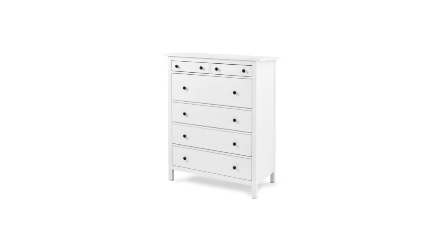 Комод с 6 ящиками - аналог IKEA HEMNES / ХЕМНЭС/ ХЕМНЕС / КЫМОР / ИКЕА 108х131х50 см, белый (изображение №1)