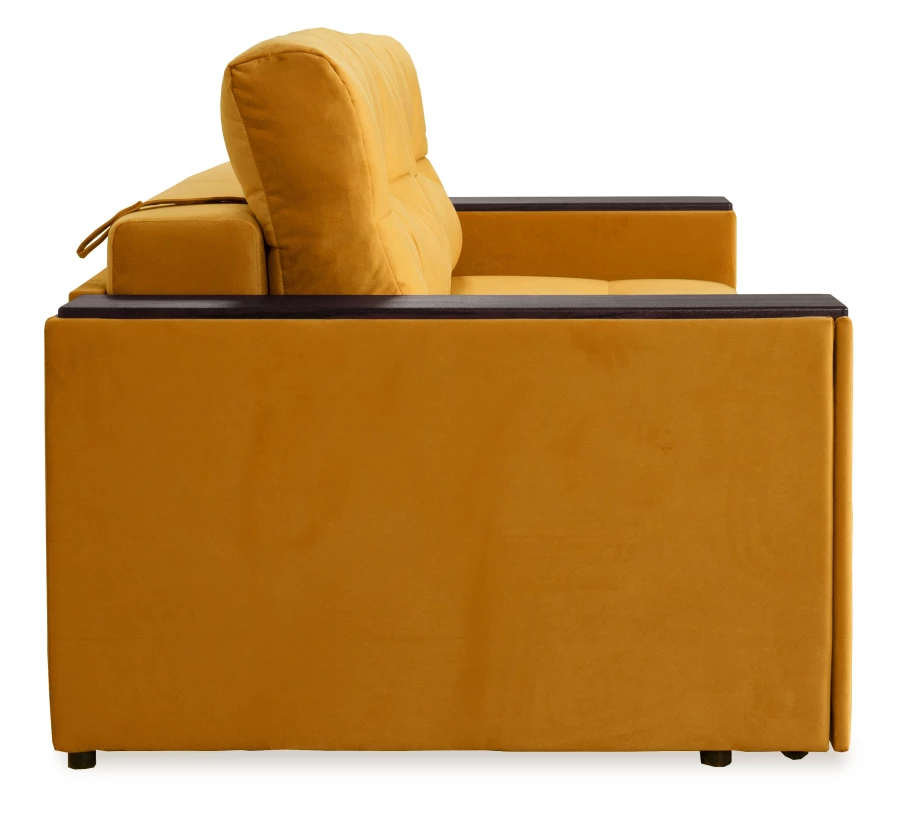 Диван-кровать Элегант, темно-желтый, 253х106х99 см (изображение №12)