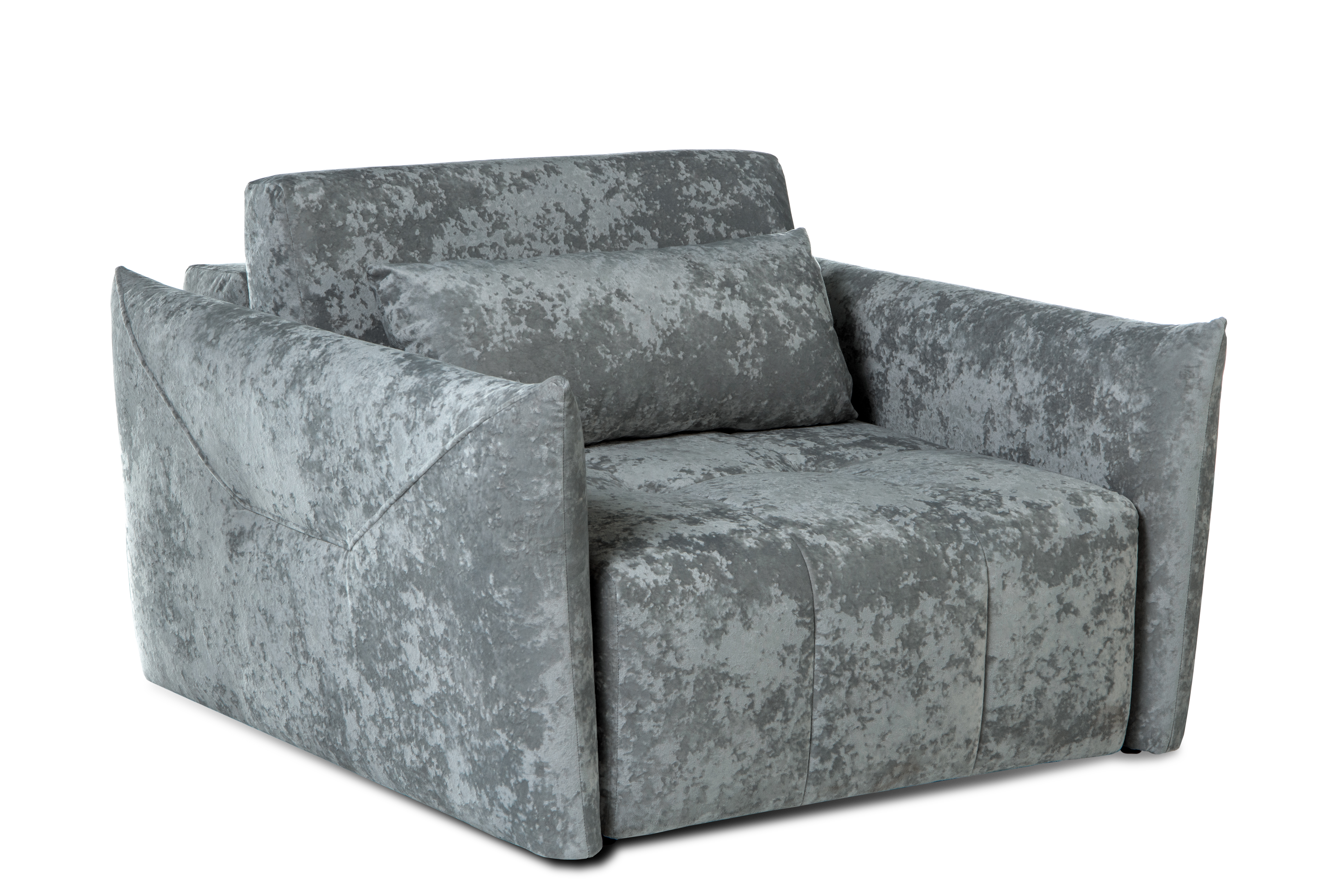 Кресло Таип 2, темно-серый велюр, 138х128х86 см