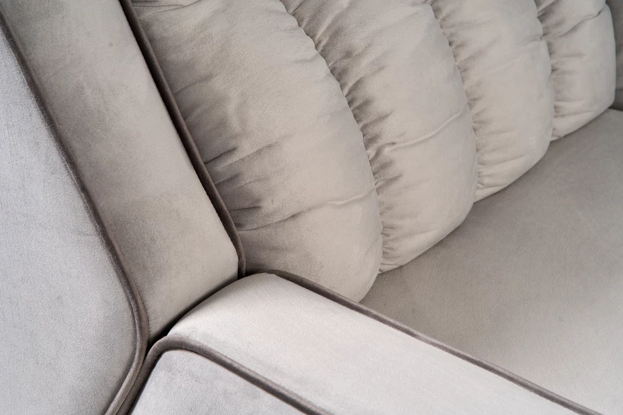 Угловой диван-кровать Блистер 2, серый, 259х183х97 см (изображение №4)