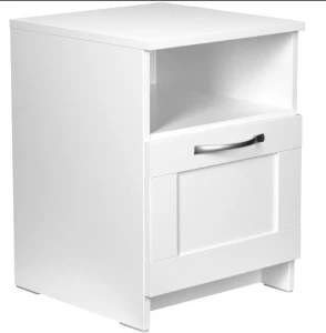 Тумба прикроватная ящик и полка СИРИУС - аналог IKEA BRIMNES, белый