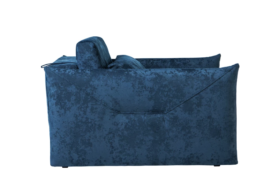Кресло Таип 2, темно-синий велюр, 138х128х86 см (изображение №5)