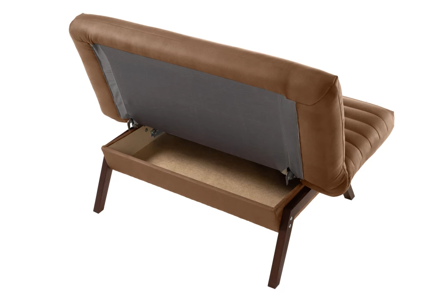 Кресло Каир, коричневая замша, 130х73х88 см (изображение №6)