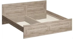 Кровать двойная СИРИУС - аналог IKEA BRIMNES, 180x200 см, сонома