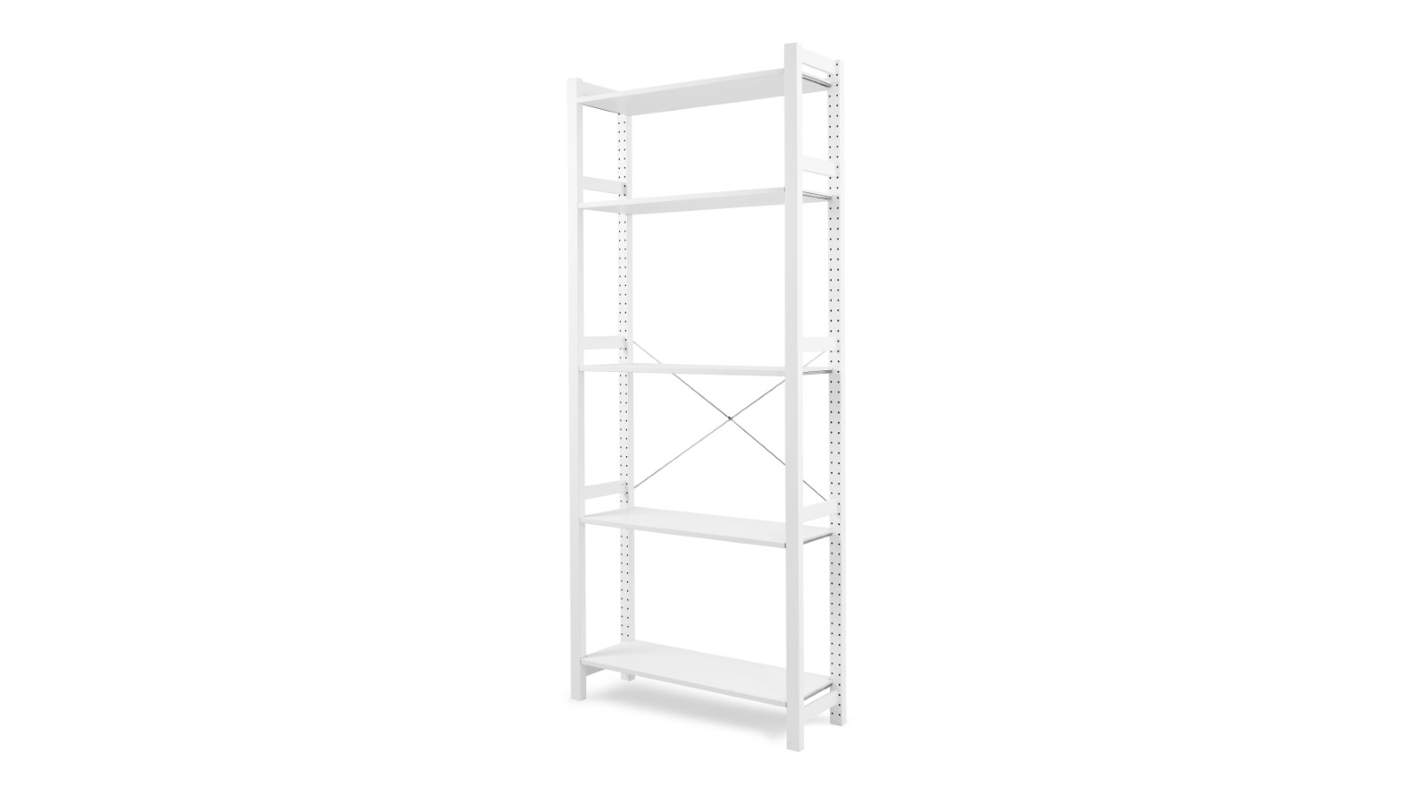 Стеллаж 5 полок - аналог IKEA/IVAR/ИВАР/УДОРА/ ИКЕА,  89x210x30см, белый